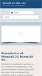 Mobile Screenshot of info-minoxidil.com