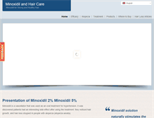 Tablet Screenshot of info-minoxidil.com